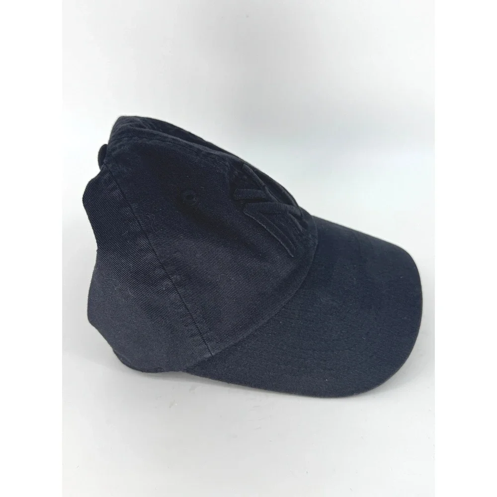 American Needle New York Yankees Hat Black Tonal Logo Adjustable MLB Cap
